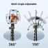 UGREEN Tripod Stand Filming 70”/1.8m Tall Selfie Stick Bluetooth Remote Foldable Phone Travel Mount 360° Rotating Holder Compatible with iPhone 17 Pro Max Air 16,Galaxy S25 S24 Ultra,Camera